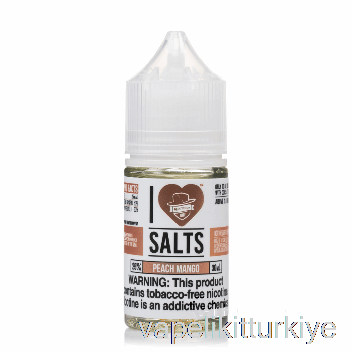 Vape Elektronik Sigara şeftali Mango - Tuzları Severim - 30ml 50mg